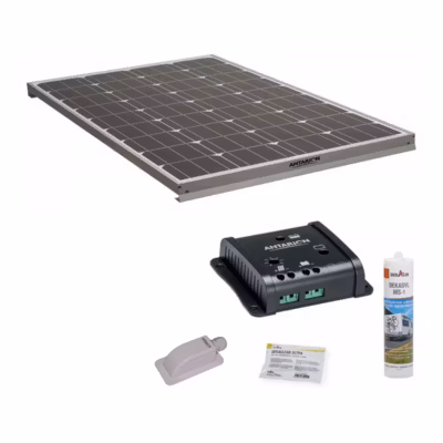 Pack  Panneau solaire 140W + Kit de pose Solaire avec Régulateur 160W 10A ANTARION