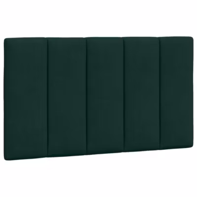 Coussin de tête de lit Hanko vert foncé 80 cm velours vidaXL
