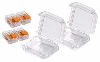 2 boîtiers de connexion 2E IPX8 Wago Zenitech