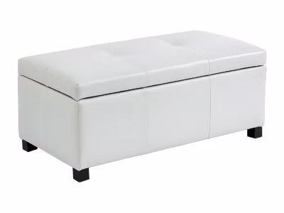 Banc coffre simili FILIPPO – Blanc
