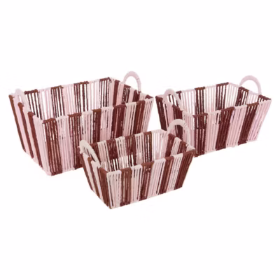 Cagettes Cherie rouge grenat 37x18cm – Atmosphera