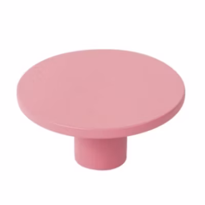 Bouton de meuble abs diamètre 60 mm peint rose lot de 24 piéces