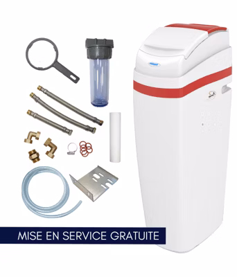 Adoucisseur d&rsquo;eau Apic POSEIDON 26L avec Accessoires + Mise en Service Gratuite