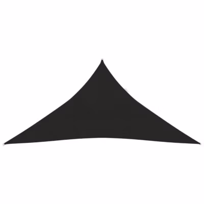 vidaXL Voile d&rsquo;ombrage 160 g/m2 Noir 4x4x4 m PEHD