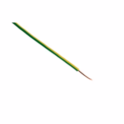 Fil électrique H07V-U 1,5mm² jaune/vert – 5m – Zenitech