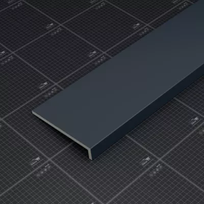 Appui de fenêtre PVC l. 20 cm x ép. 9 mm – Anthracite – 80 cm