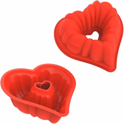 Moule à gâteau 3D en silicone en forme de cœur