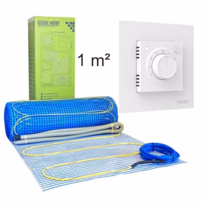 Kit chauffage au sol 1 m², 170 W/m² + MST-9 thermostat