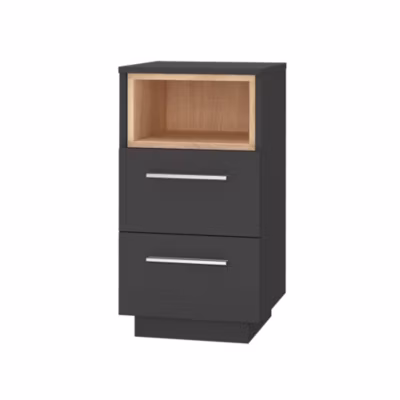 Vicco Table de chevet Anthracite 36x68cm