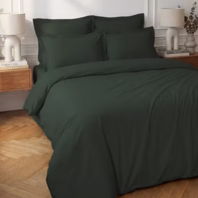 Housse de couette en percale coton Eucalyptus 140×200 cm SOFT PERCALE