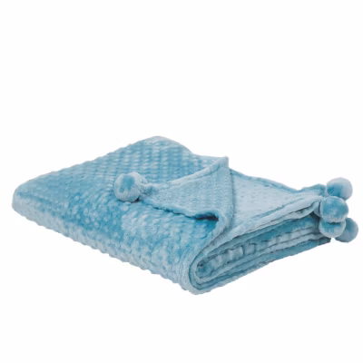 Couverture SAMUR 200 x 220 cm Bleu clair