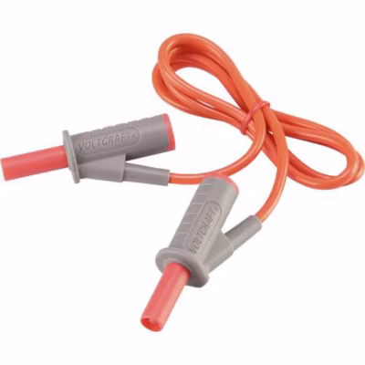 Cordon de mesure de sécurité MSB-501, 4 mm banane mâle – 4 mm banane mâle, 10 A, accessoire de mesure pour électricien, lot de 1.