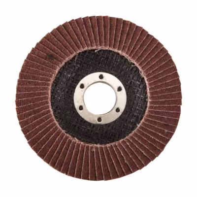 Disque à Lamelles en Corindon 115 mm – Grain 80 – Idéal pour Ponçage Précis – Silverline