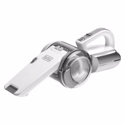 Aspirateur à main Pivot avec Base – 18V 1,5 Ah Blanc BLACK+DECKER – PV1820L-QW
