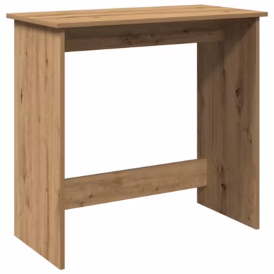 Bureau chêne artisanal 80x40x75 cm bois d&rsquo;ingénierie vidaXL