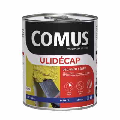 ULIDÉCAP SC –  5L Décapant en gel pour tous types de peintures et vernis – COMUS