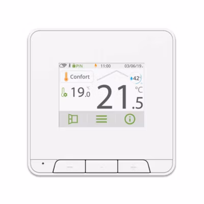 Therma Home – THERMADOR – Thermostat connecté blanc filaire – THERMADOR – THOM