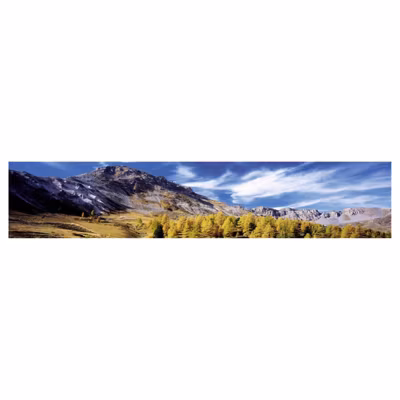 Brise vue imprimé IZOARD, H.1 x L.5 m, 100% occultant, Made in France par Scenolia + kit de fixation offert