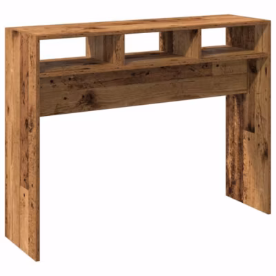 Table console vieux bois 105x30x80 cm bois d&rsquo;ingénierie vidaXL