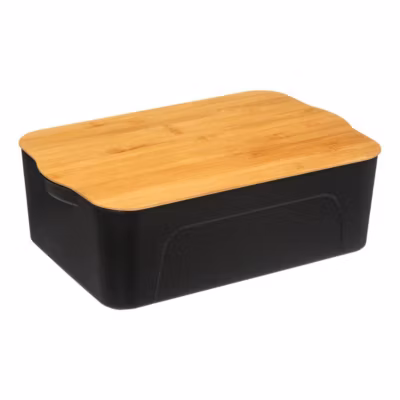 Boîte plastique couvercle bambou 135L – 5Five