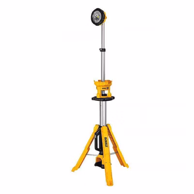 Lampe LED 18V trépied XR (sans batterie ni chargeur) en boite carton – DEWALT – DCL079-XJ