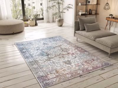 Tapis intérieur ATTICGO multicolore rectangulaire vintage 80×150 cm CLASS