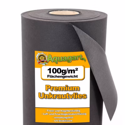 21 m² film de paillage, feutre de paillage anti-mauvaises herbes, 100 g 1,4 m Aquagart