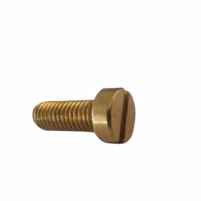 200 Vis Métaux Tête Cylindrique Fendue 5 x 12 mm – Laiton – D-Work