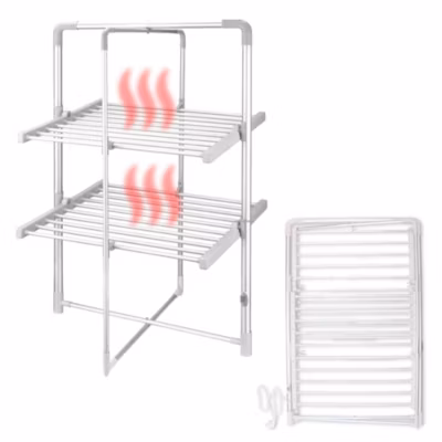 Sèche-serviette électrique pliable FISHTEC 20 Barres