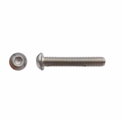 100 Vis Métaux Tête Bombée 6 Pans Creux BHC 8 x 35 mm – 7380-1 – Inox A2 – D-Work