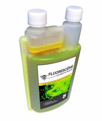 Méduze – Fluorescéine concentrée liquide 1L – Polyvalente – Dilution facile – Très grande visibilité