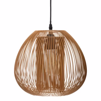 Suspension filaire Noda cuivre – métal D28 cm – Atmosphera