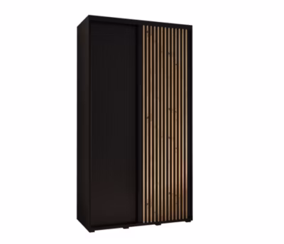 Armoire Lanko 1 a portes coulissantes H. 235,2 x L. 130 x P. 60 2 portes