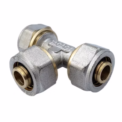Lot de 1 Té à visser tube PER diam16x16x16 mm