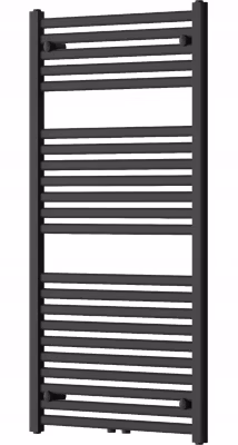 Silla Sèche-serviettes eau chaude 659W 120x60x3cm, Noir