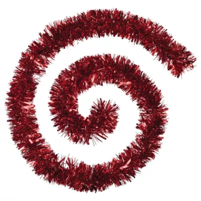 Guirlande brins mixtes 10cmx2m 6 plis rouge – feeric lights & christmas
