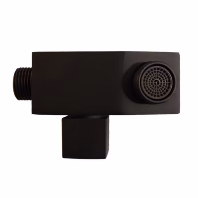 Sined Rubinetto Piedi Piedro Quadro Black Robinet Lavepieds