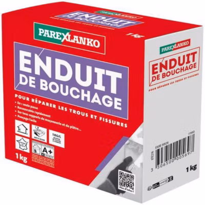 enduit de bouchage 1kg parexlanko