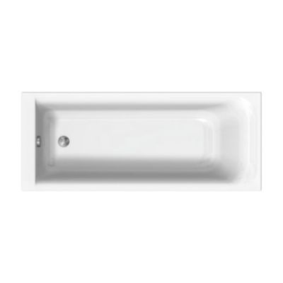 KOLO by Geberit Rekord 160 x 70 cm Baignoire droite avec pieds en acrylique, blanc (XWP1660000)