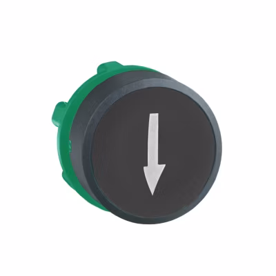 Bouton-poussoir plat Schneider Electric ZB5AA335 – Actionneur noir à pression 1 bouton