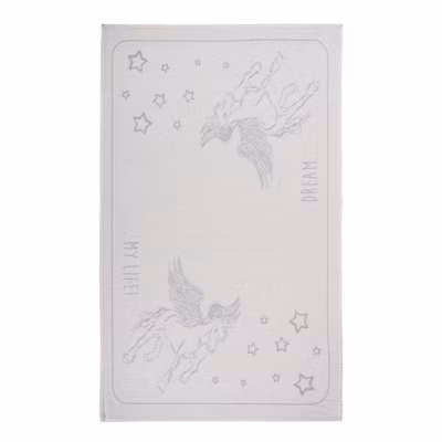 Tapis Enfant Imprimé « Bambini III » Gris 120 x 180 cm
