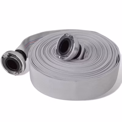 Tuyau d incendie plat 30 m avec raccords C Storz 2 pouces