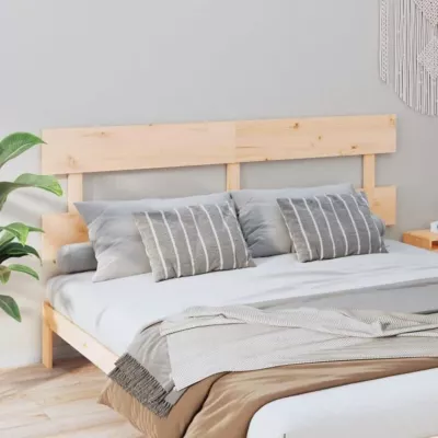 vidaXL Tête de lit 204x3x81 cm Bois massif de pin 819090