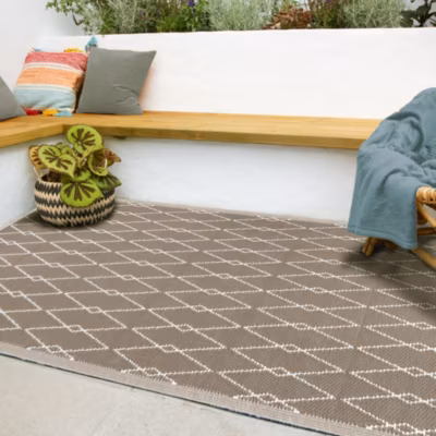 Tapis d&rsquo;extérieur Motif géométrique 120x180cm, Dylrev