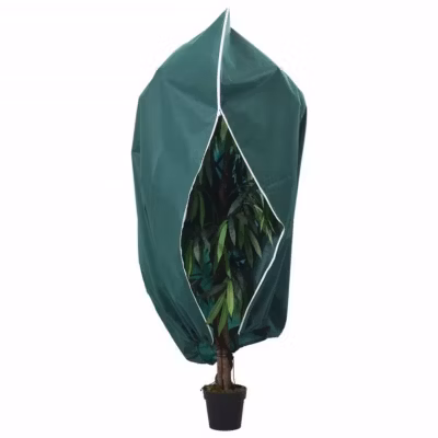 vidaXL Housse de protection pour plantes avec fermeture éclair 70 g-m² 364890