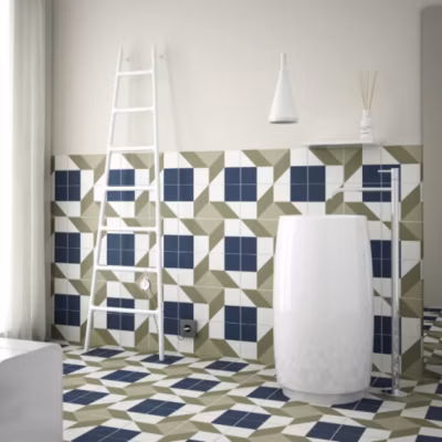 Carrelage Imitation Carreaux de Ciment BAUHOME 20×20 Karo Warm – Les Carreaux de Jean