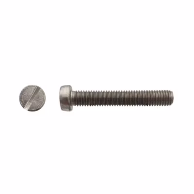 200 Vis Métaux Tête Cylindrique Fendue 6 x 25 mm – DIN 84 – Inox A2 – D-Work