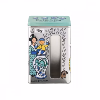 Boite à fenêtre Riz Dragon 2200ml en Métal – Derrière la porte