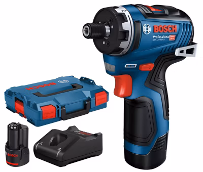 Perceuse-visseuse 12V GSR 12V-35 HX + 2 batteries 3Ah + chargeur + coffret L-BOXX – BOSCH – 06019J9100