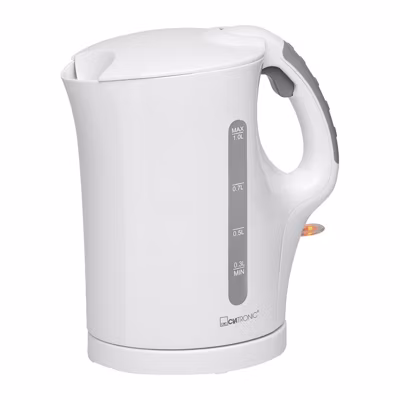 Bouilloire électrique 1L 2200W Clatronic WK 3462 Blanc